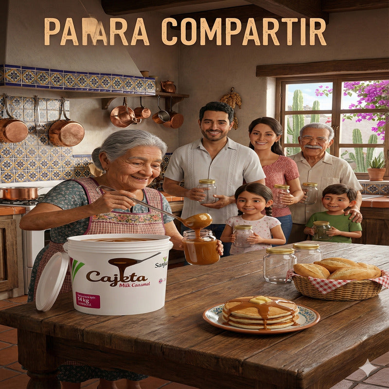 La Mera Cajeta Sanjuanero Cubeta 14 Kg ¡alcanza Para Todos!