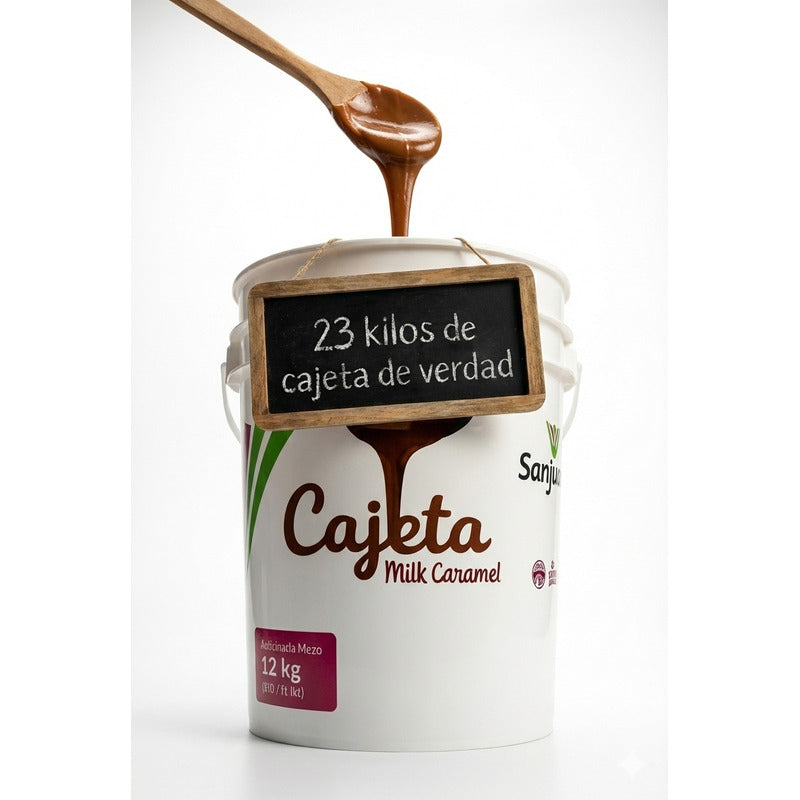 Cajeta De La Mera Buena De San Juan Cubeta 23 Kg Natural