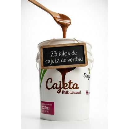 Cajeta De La Mera Buena De San Juan Cubeta 23 Kg Natural