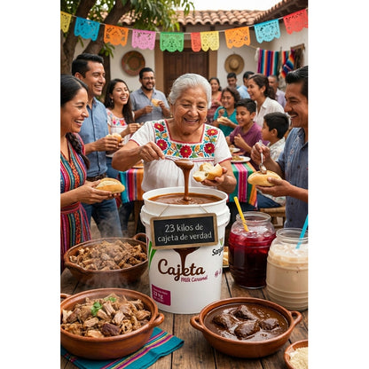 Cajeta De La Mera Buena De San Juan Cubeta 23 Kg Natural