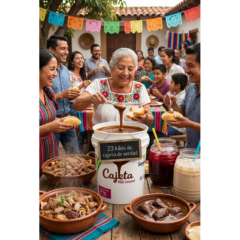 Cajeta De La Mera Buena De San Juan Cubeta 23 Kg Natural
