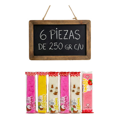 Kilo Y Medio De Alfajor De San Juan 6pz 250gr Varios Sabores