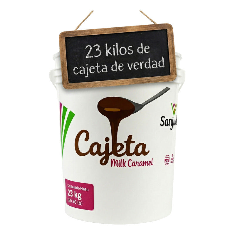 Cajeta De La Mera Buena De San Juan Cubeta 23 Kg Natural