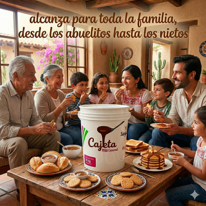 La Mera Cajeta Sanjuanero Cubeta 14 Kg ¡alcanza Para Todos!