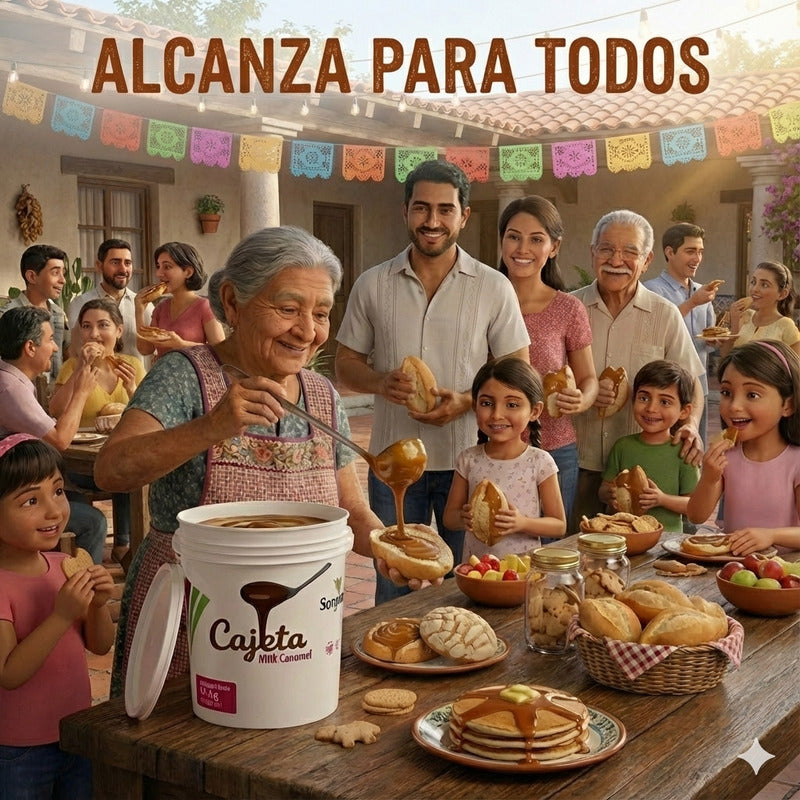 La Mera Cajeta Sanjuanero Cubeta 14 Kg ¡alcanza Para Todos!