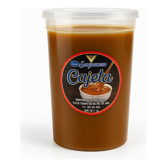 La Mejor Cajeta De San Juan De Los Lagos, 1 Kg Natural.